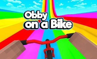 Noob: Obby On A Bike game cover