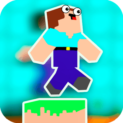 Noob Parkour 3D By Gamepix