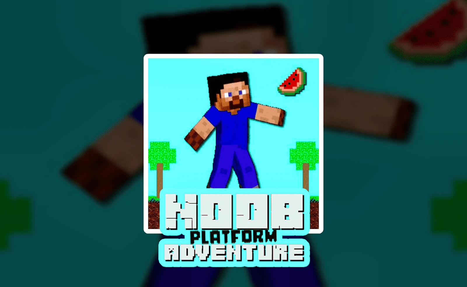 Noob Platform Adventure — free online minecraft game on Glaze Games