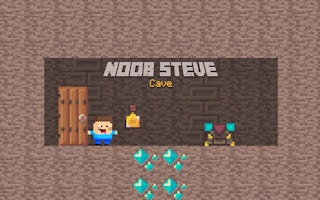 Noob Steve Cave game cover