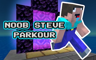 Noob Steve Parkour game cover