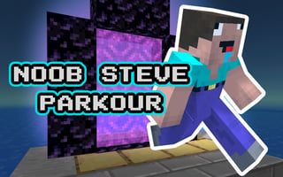 Noob Steve Parkour game cover