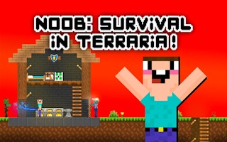 Noob: Survival In Terraria! game cover