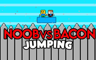 Juega gratis a Noob vs Bacon Jumping