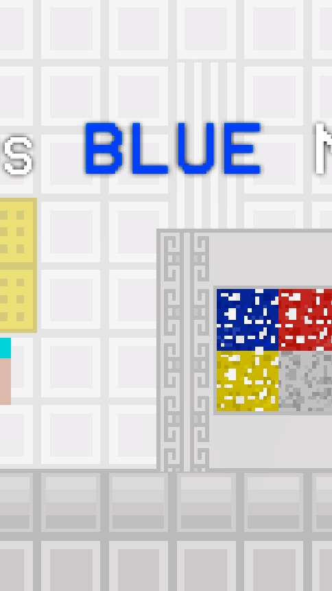 Noob vs Blue Monster