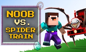 Rainbow Noob Survivor 🕹️ Play Now on GamePix