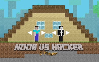 Juega gratis a Noob vs Hacker - 2 Player