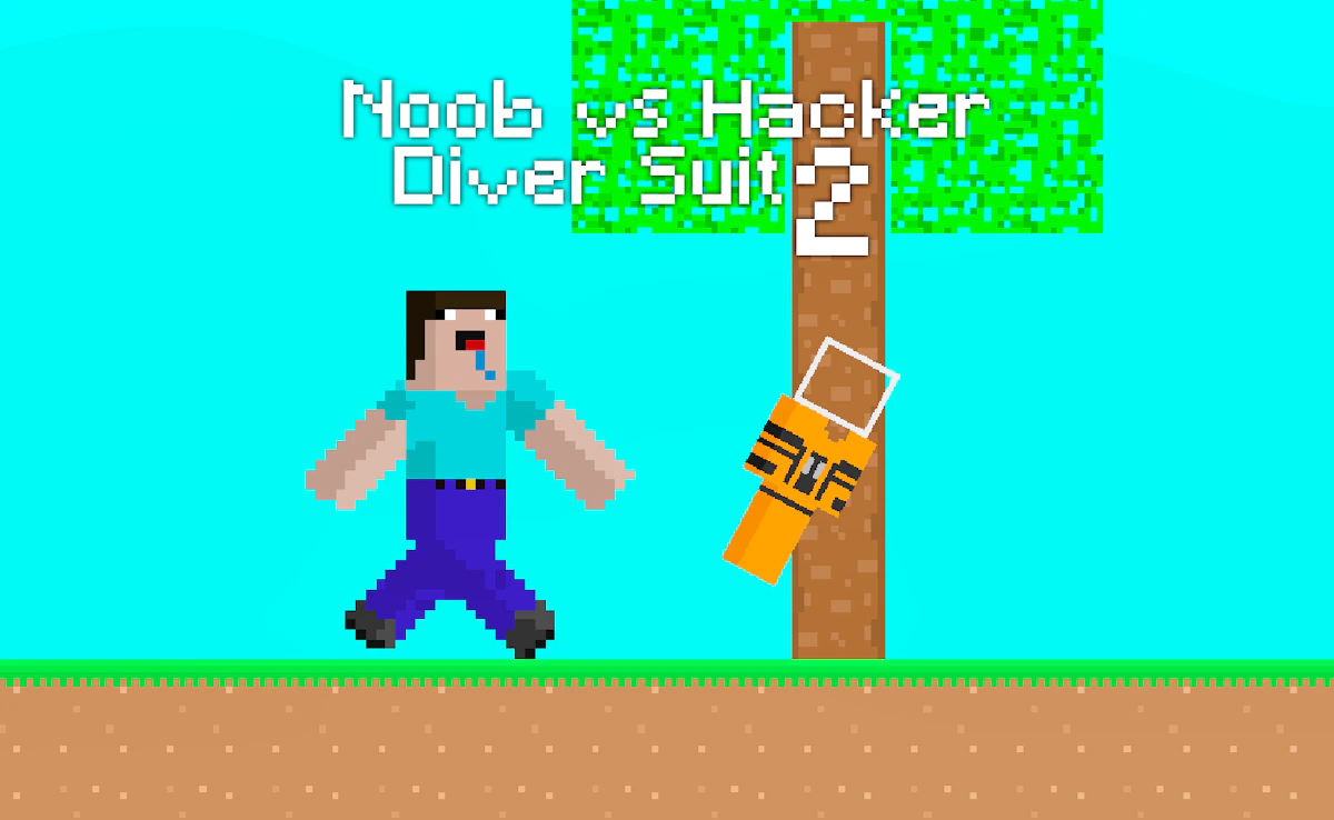 Play Noob vs Hacker Diver Suit — free online Monster game