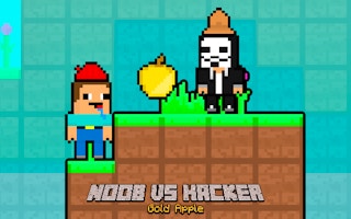 Noob vs Hacker Gold Apple