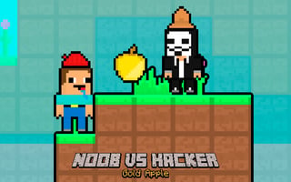 Noob vs Hacker Gold Apple