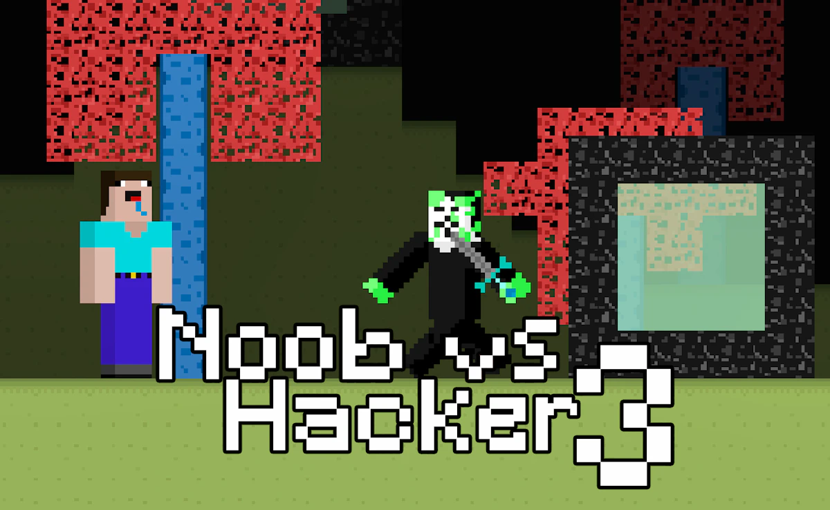 Play Noob vs Hacker Zombie — free online Arcade game