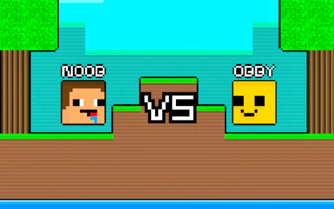 Noob vs Obby Two-Player game thumbnail