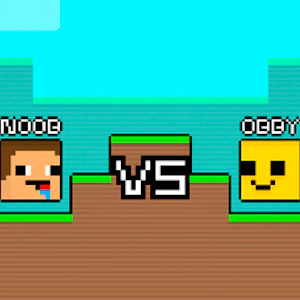 Noob vs Obby Two-Player Thumbnail