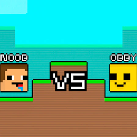 Noob vs Obby Two-Player game thumbnail