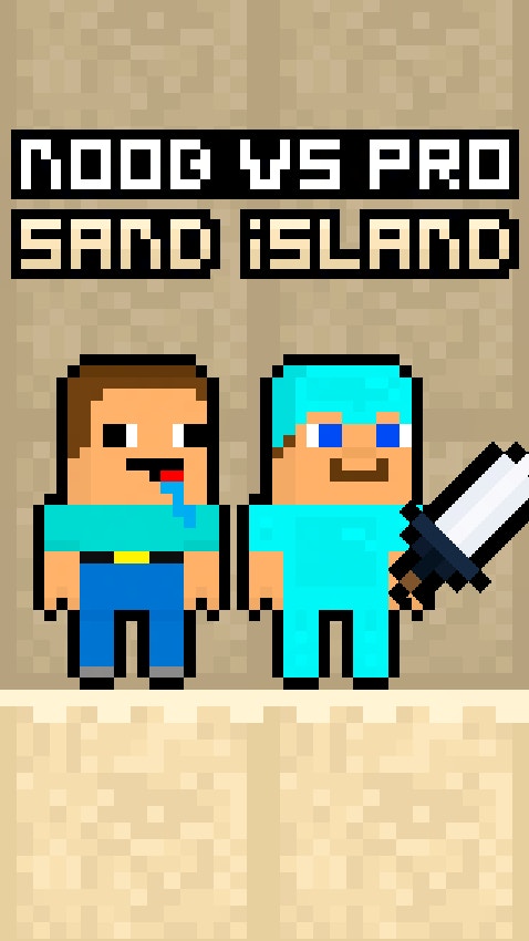 Noob vs Pro Sand island
