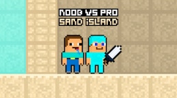 Noob vs Pro Sand Island
