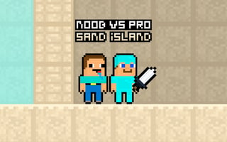 Noob Vs Pro Sand Island game cover