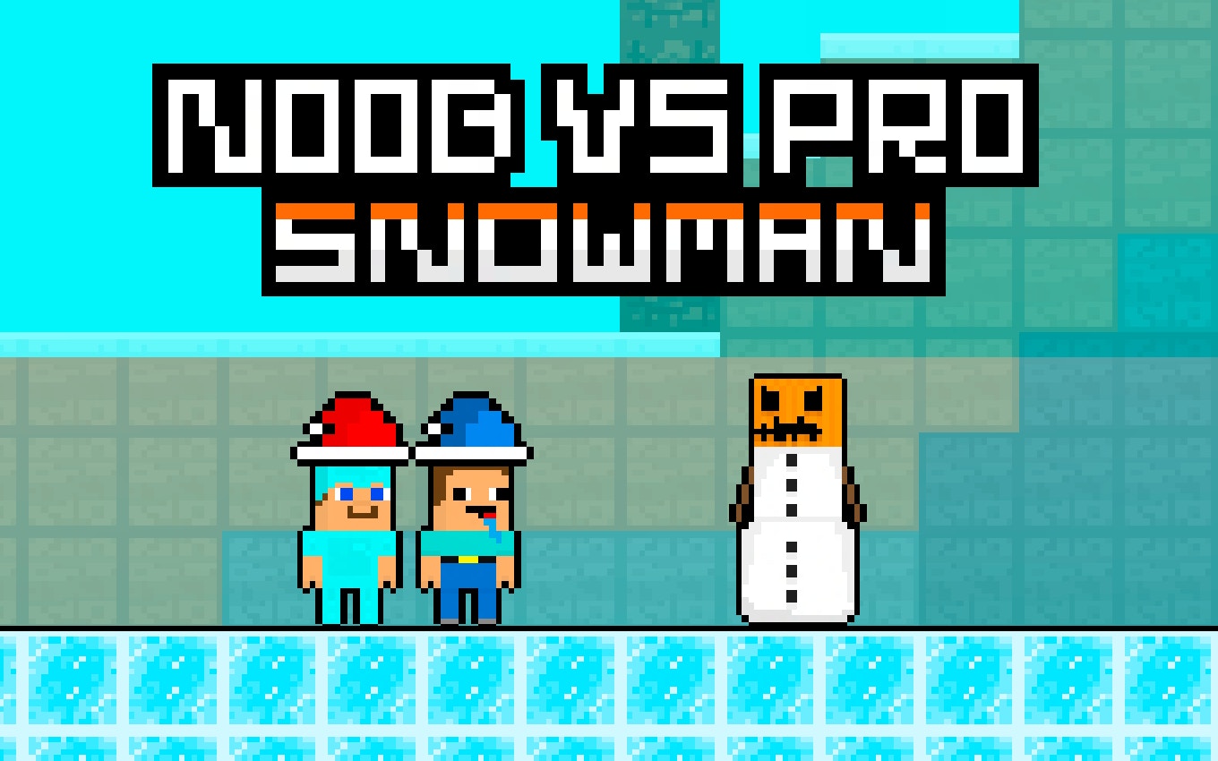 Noob vs Pro Snowman