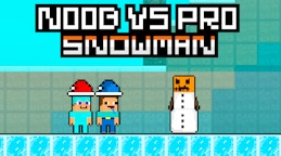 Noob vs Pro Snowman