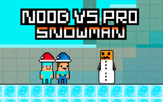 Noob Vs Pro Snowman game cover