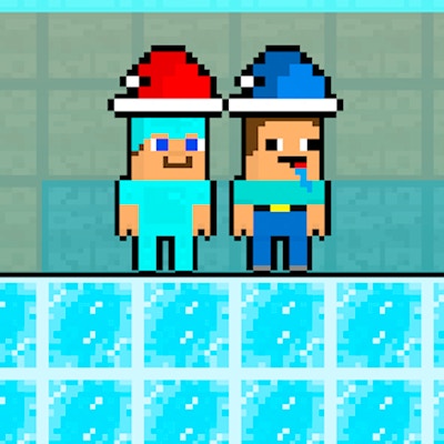 Noob vs Pro Snowman By Gamepix