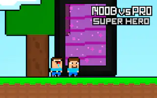 Noob vs Pro Super Herói