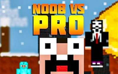 Noob Vs Pro Play Now on GamePix