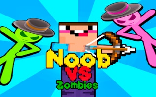 Noob Vs Stickman Zombies game cover