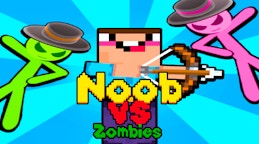 Noob vs Stickman Zombies