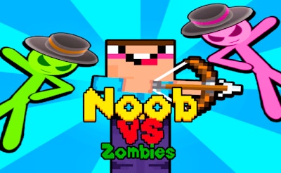 Noob vs Stickman Zombies game