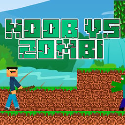 Noob vs Zombie Online action Games on taptohit.com