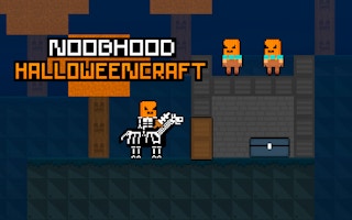 Noobhood Halloweencraft game cover