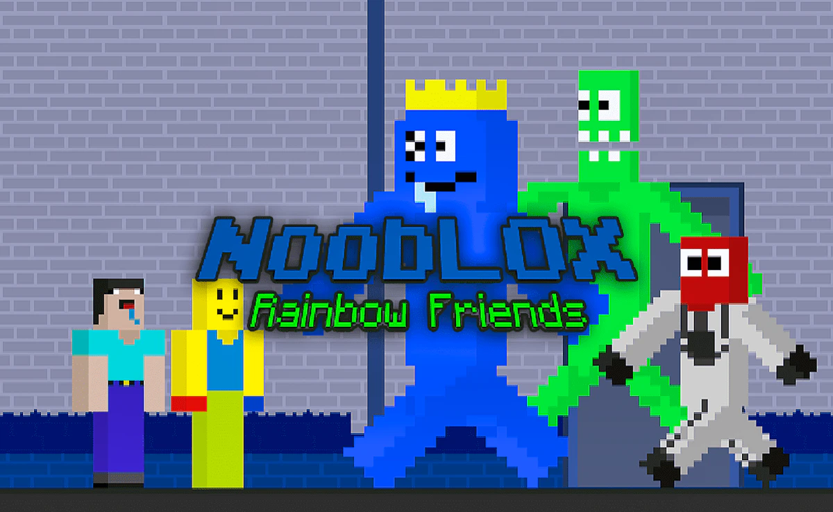 Play NoobLOX Rainbow Friends — free online Adventure game