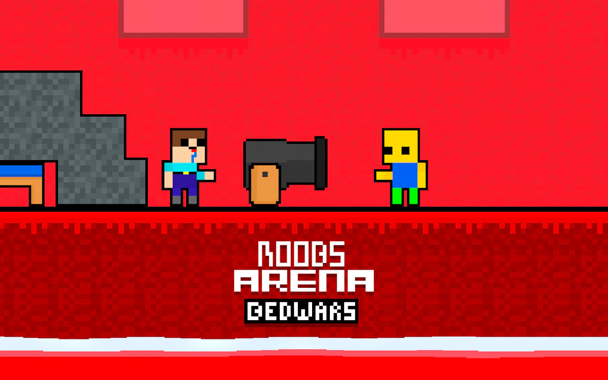 Play Noobs Arena Bedwars — free online Two Player game