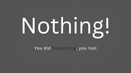 什么都不做 (Nothing)