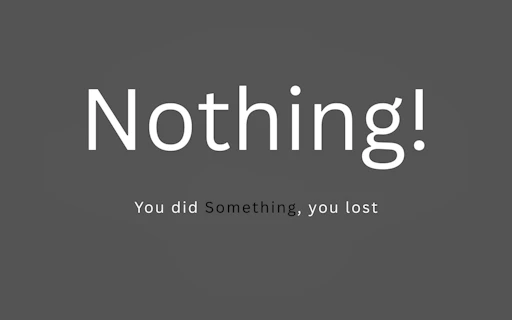 Nothing
