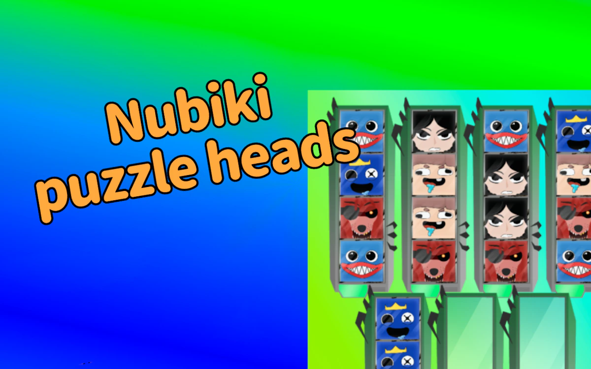 Play Nubiki Puzzle Heads — free online Puzzle game