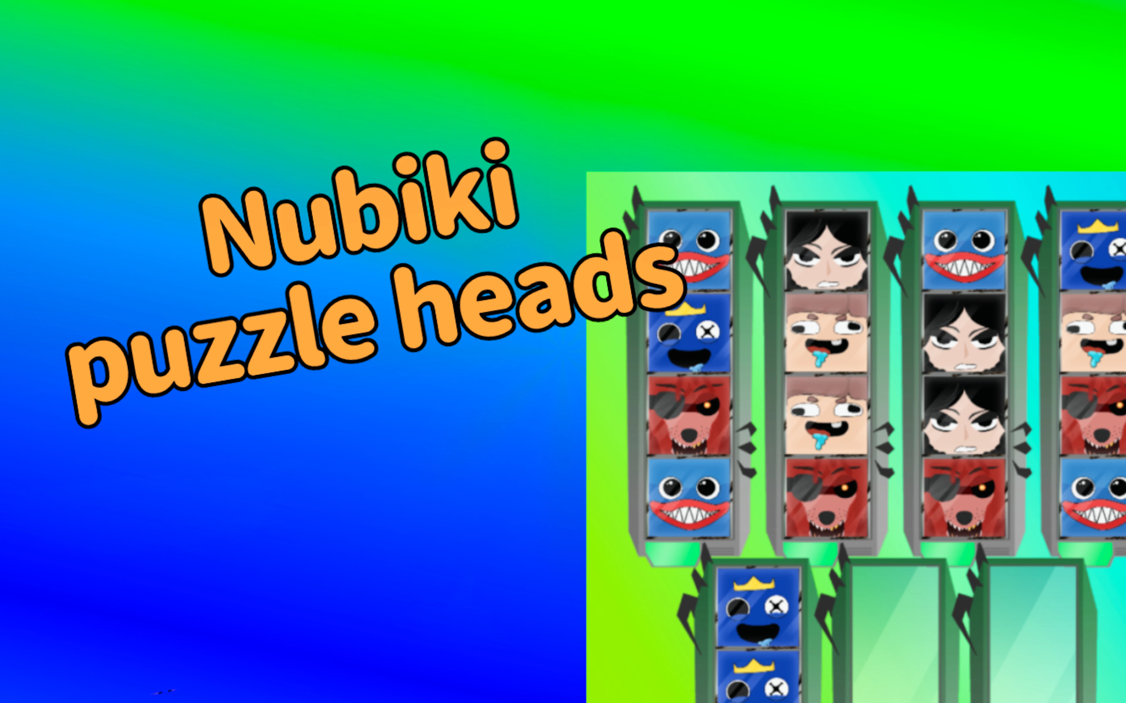 Nubiki Puzzle Heads