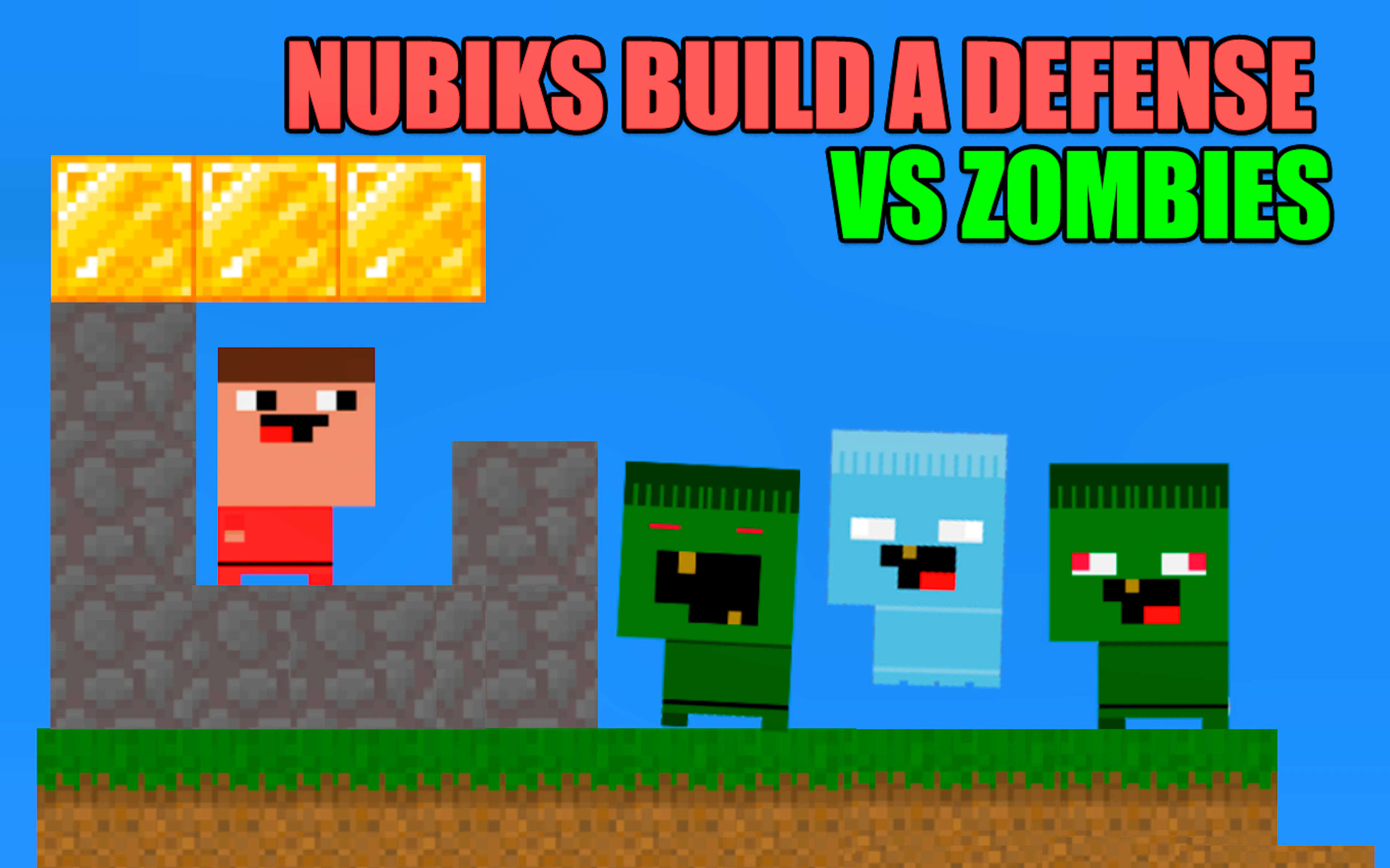 Nubiks Build a Defense vs Zombies