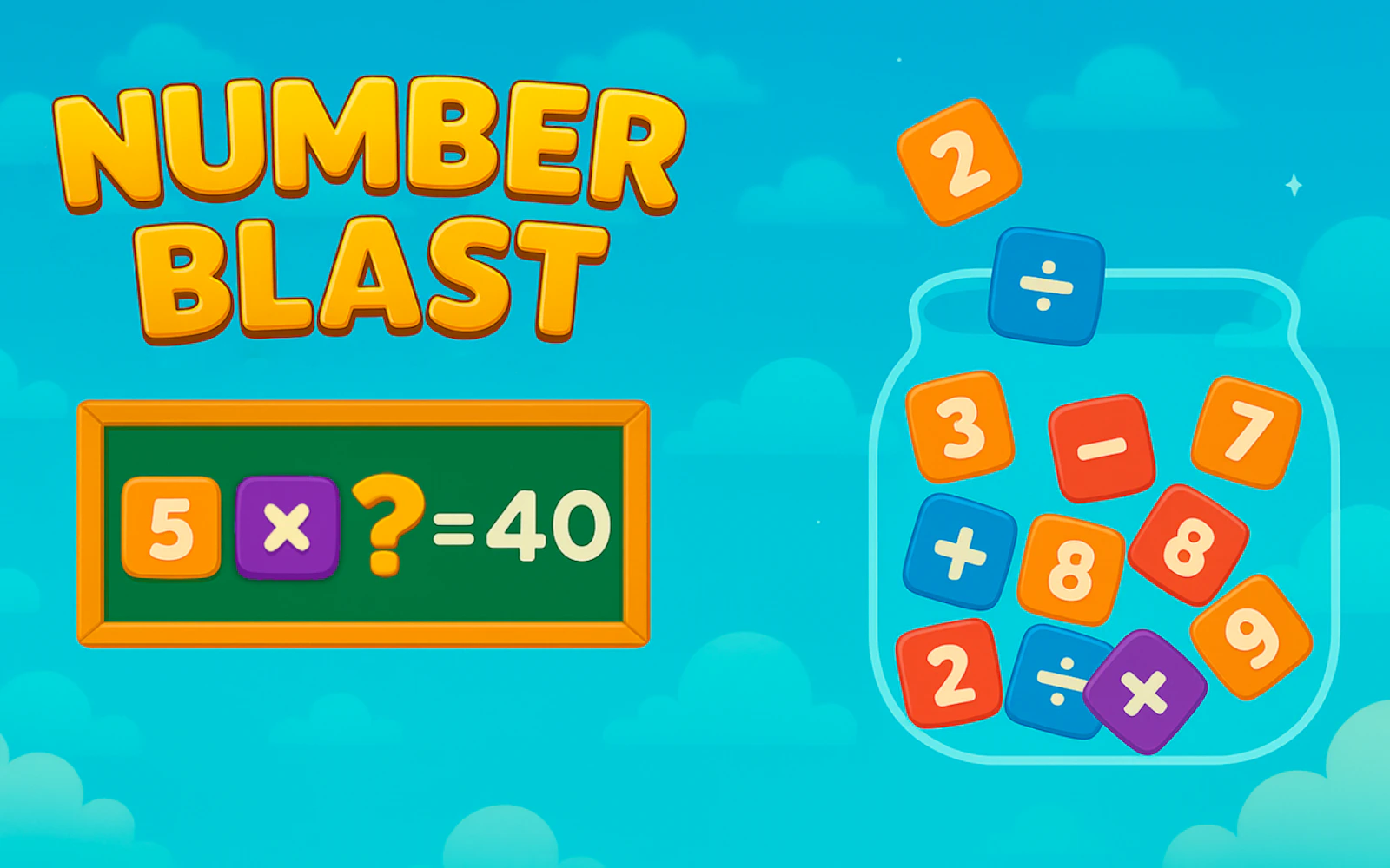 Number Blast — free online thinky game on Glaze Games