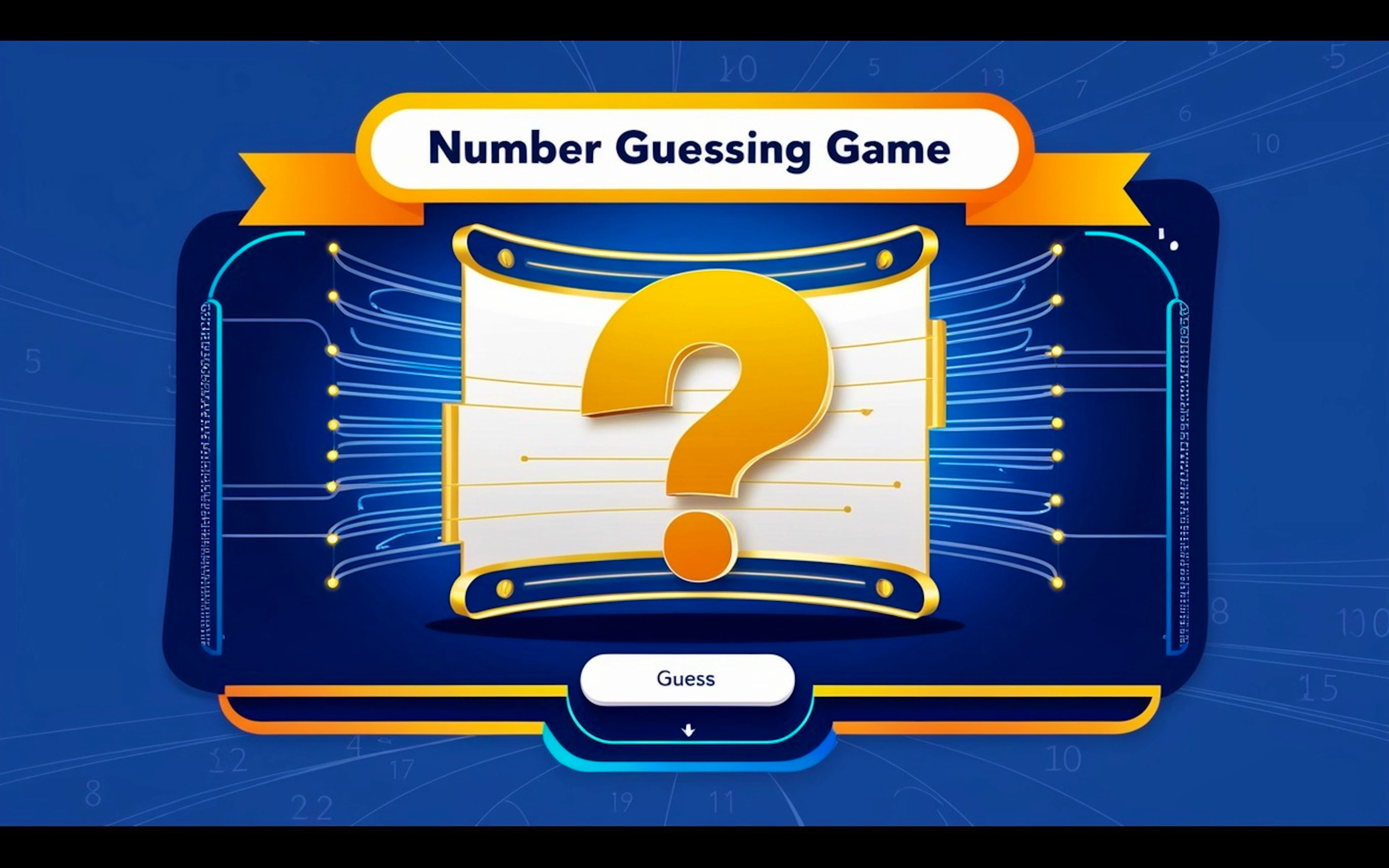 Number Guessing Game. Can You Guess the Right Number?