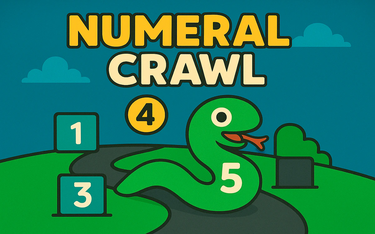 Play Numeral Crawl — free online Math game