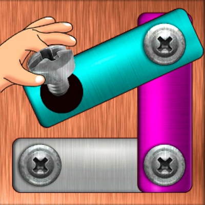 Nut & Bolt Steel Screw Puzzle By Gamepix