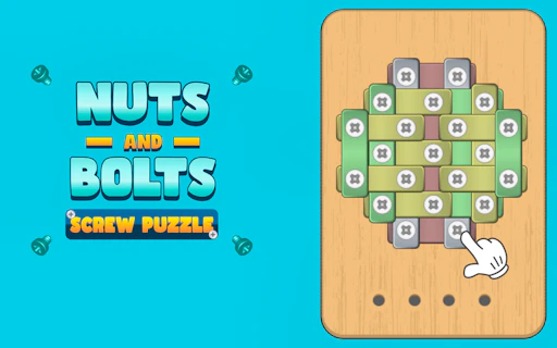 Nuts And Bolts Screw Puzzle