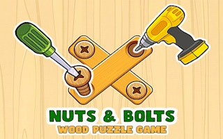 Nuts & Bolts Wood Puzzle Game game cover