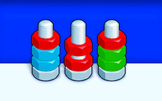 Nuts Puzzle: Sort By Color