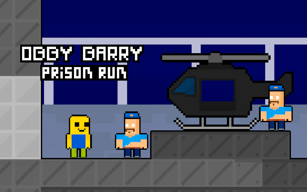 Play Obby Barry Prison Run — free online Platformer game