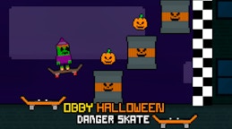 Obby Halloween Danger Skate