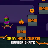 Obby Halloween Danger Skate