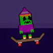 Obby Halloween Danger Skate